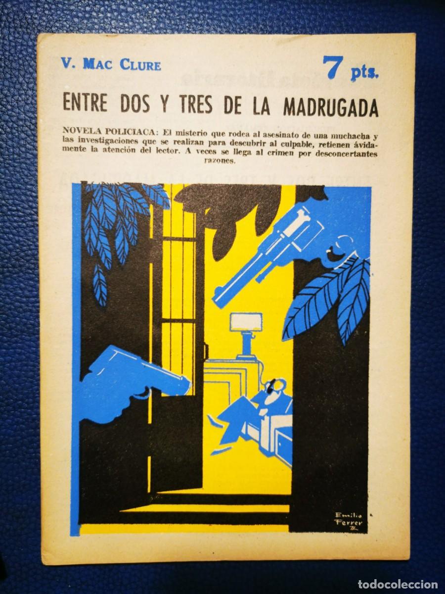 Second hand books: MAC CLURE, V. Entre dos y tres de la madrugada: novela polic&iacute;aca (Revista Literaria Novelas y Cuento