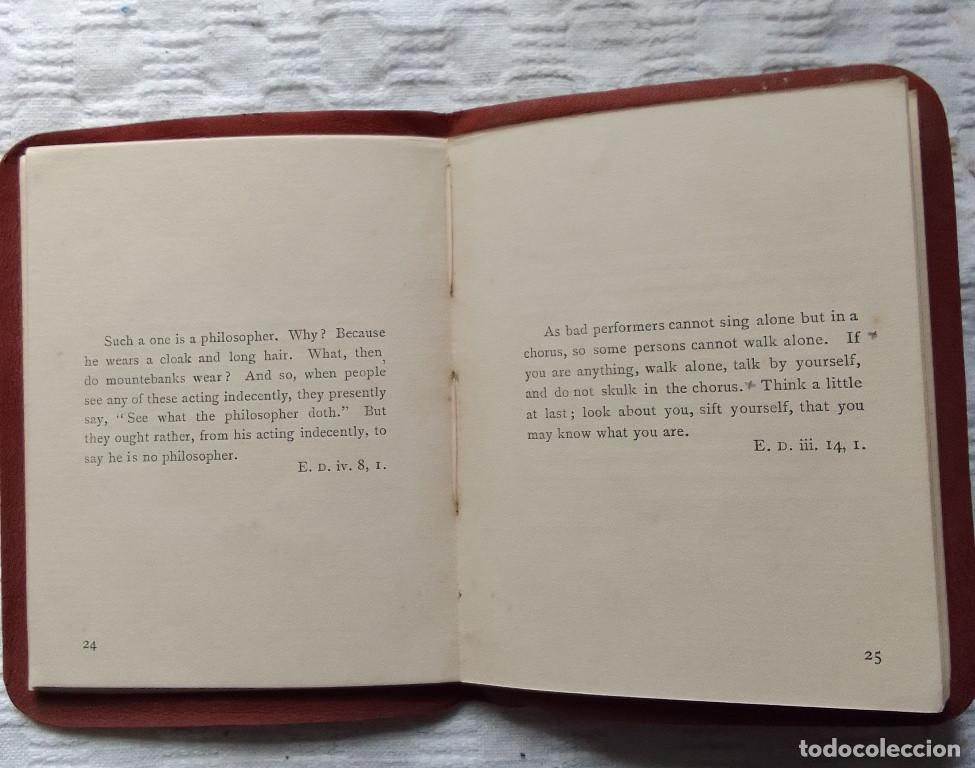 Libros de segunda mano: Libro Selections de Epictetus - Selfridge & Co. Siglo XIX - Foto 8