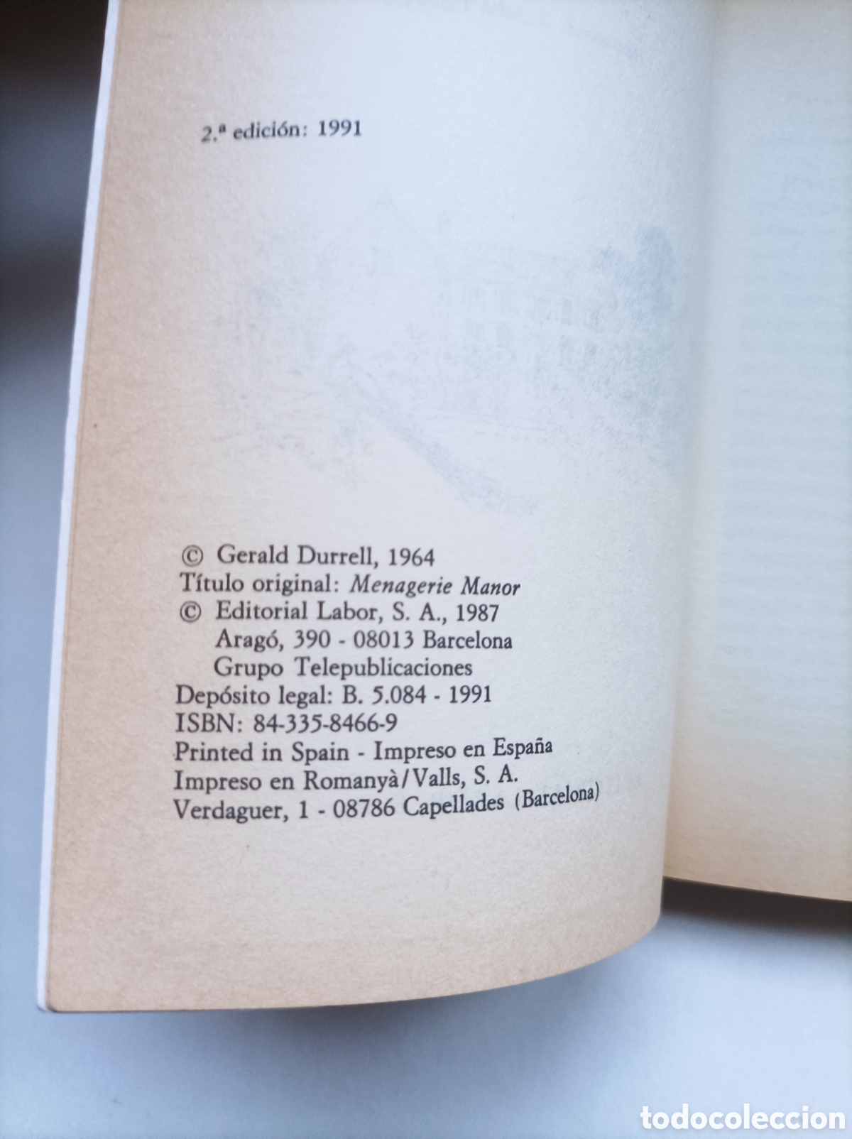 Libros de segunda mano: Un zoo en la isla / Gerald Durrell - Foto 3