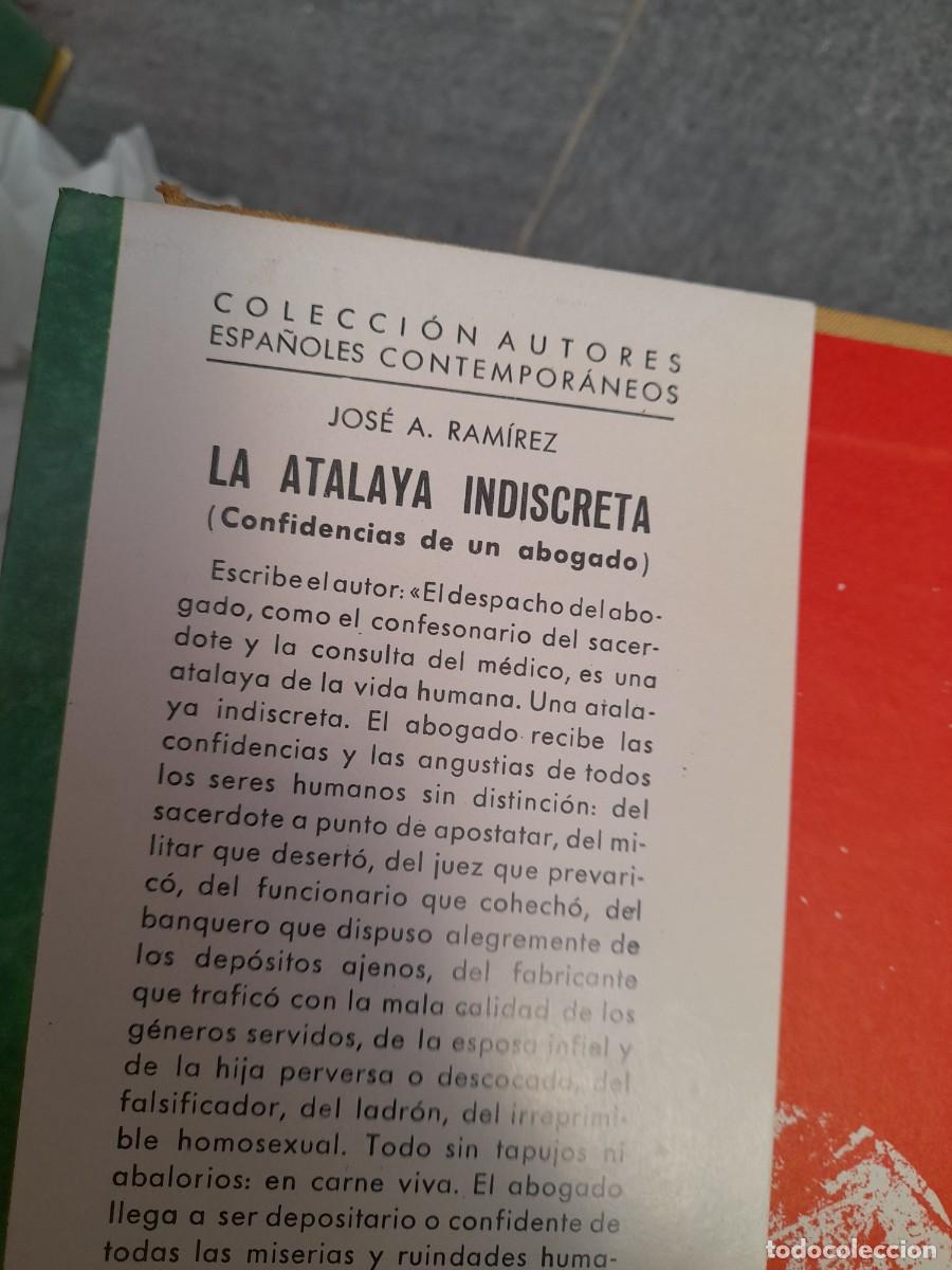 Libros de segunda mano: Libro La atalaya indiscreta Jos&eacute; A. Ram&iacute;rez - Foto 2