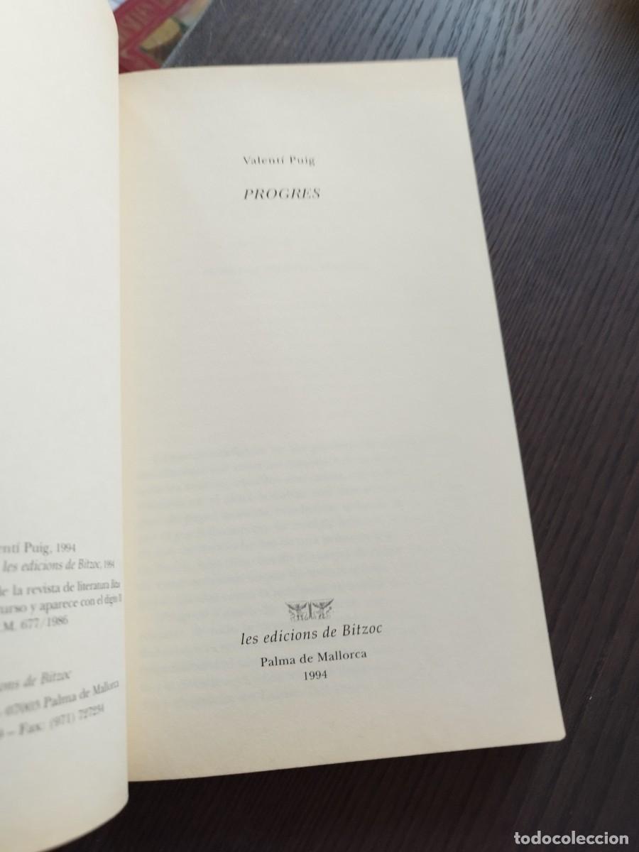 Libros de segunda mano: PROGRES - VALENTI PUIG - BITZOC - Foto 2