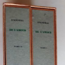 Libros de segunda mano: DE L'AMOUR - STENDHAL / GRAU SALA - 1952