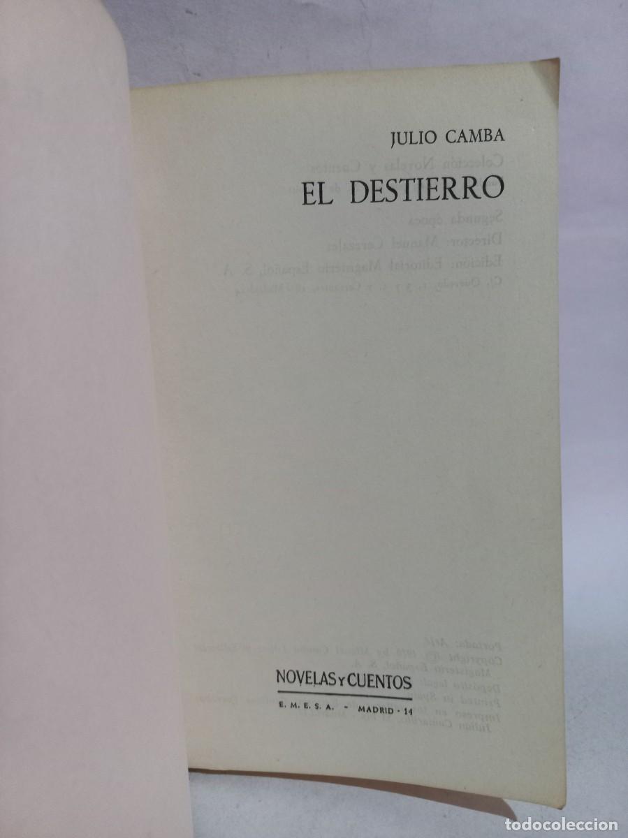 Libros de segunda mano: Julio Camba - El Destierro - 1970 - Foto 3