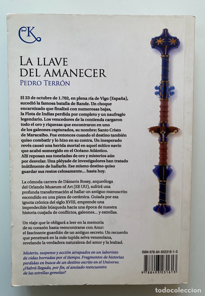 Libros de segunda mano: La llave del amanecer - TERR&Oacute;N, Pedro - Foto 2