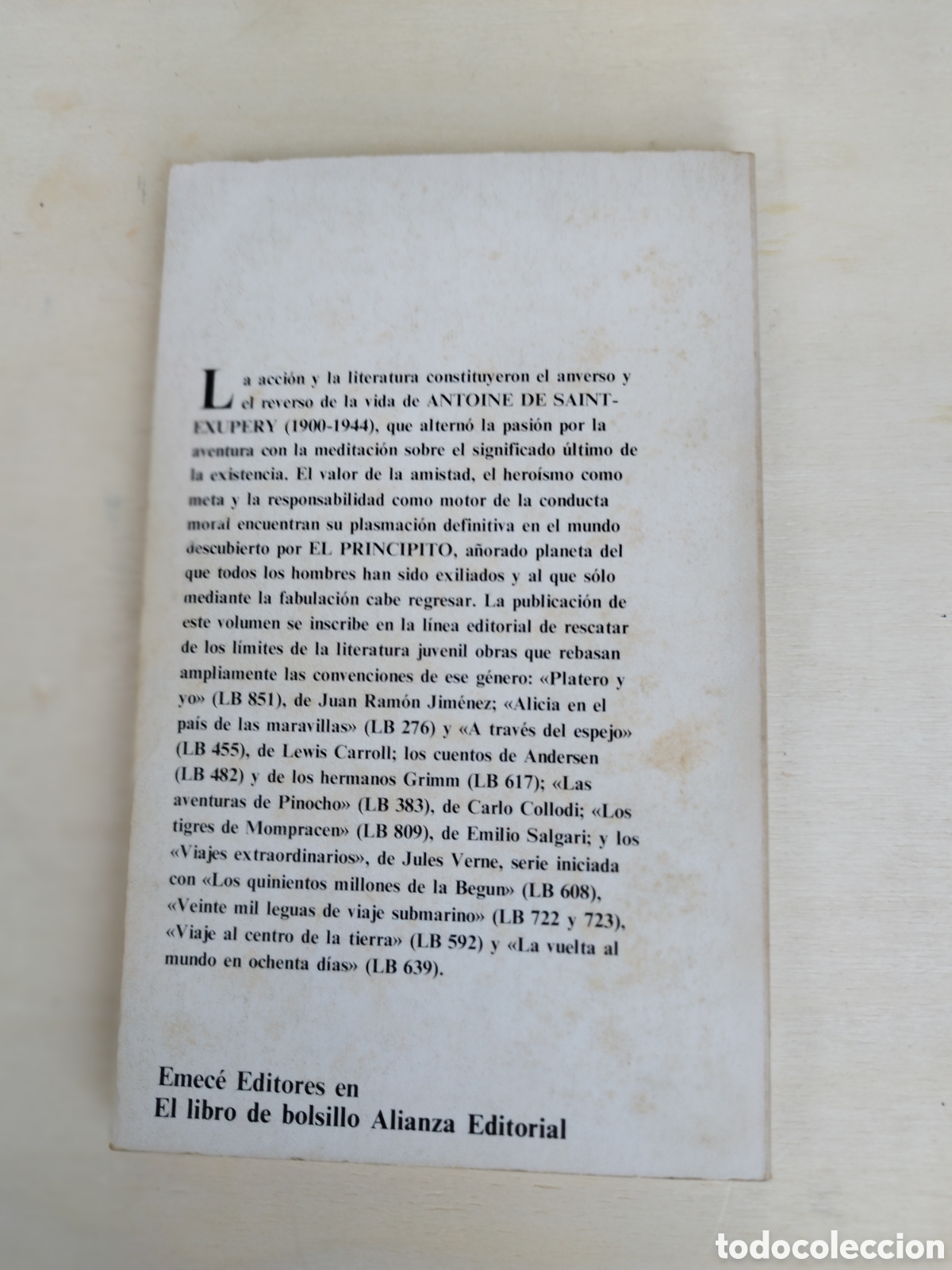 Libros de segunda mano: Libro El Principito - Antoine de Saint-Exup&eacute;ry - - Foto 5