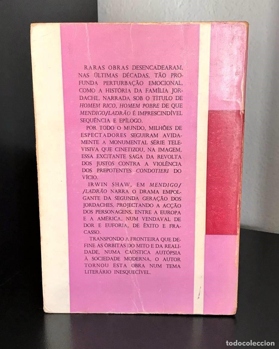 Libros de segunda mano: Mendigo - Ladr&atilde;o de Irwin Shaw - Foto 2