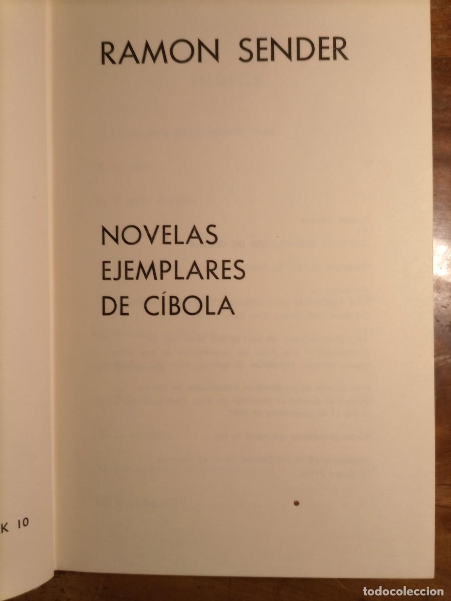 Libros de segunda mano: Ram&oacute;n Sender Novelas ejemplares de Cibola - Foto 4