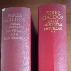 Libros de segunda mano: BENITO PEREZ GALDOS, OBRAS COMPLETAS, NOVELAS. Lote 389537399