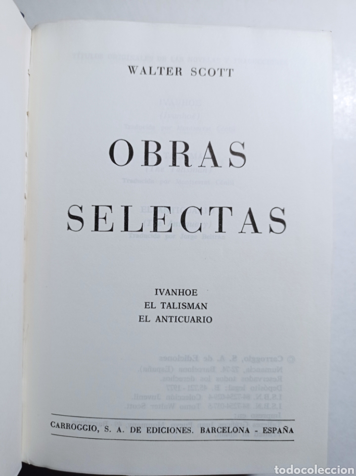 Libros de segunda mano: Obras selectas - Foto 3