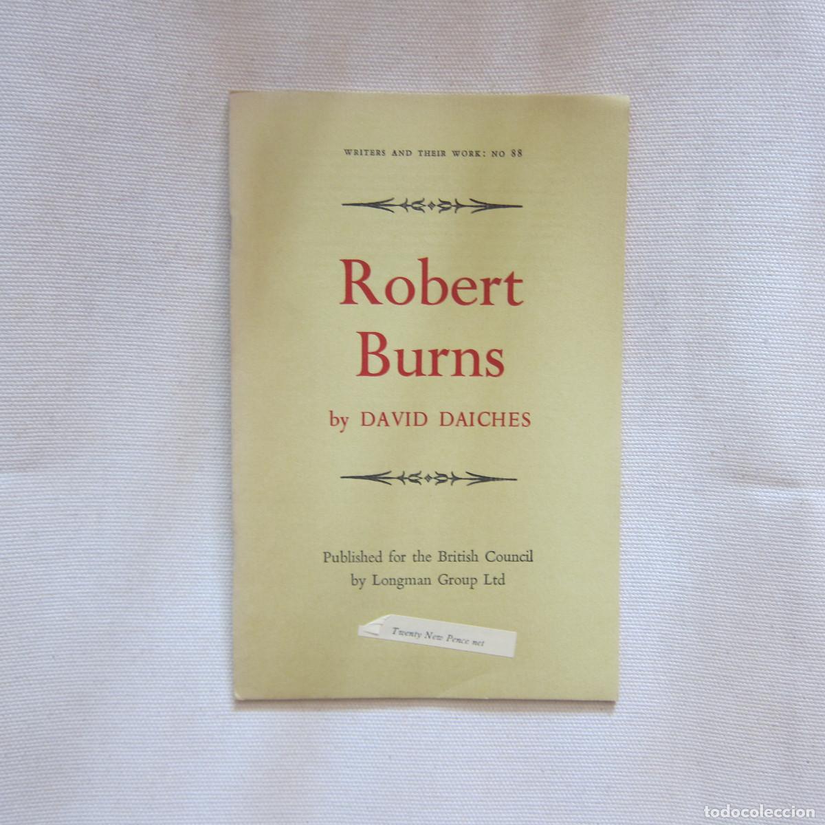 Libros de segunda mano: ROBERT BURNS - DAVID DAICHES (LONGMAN) - Foto 1