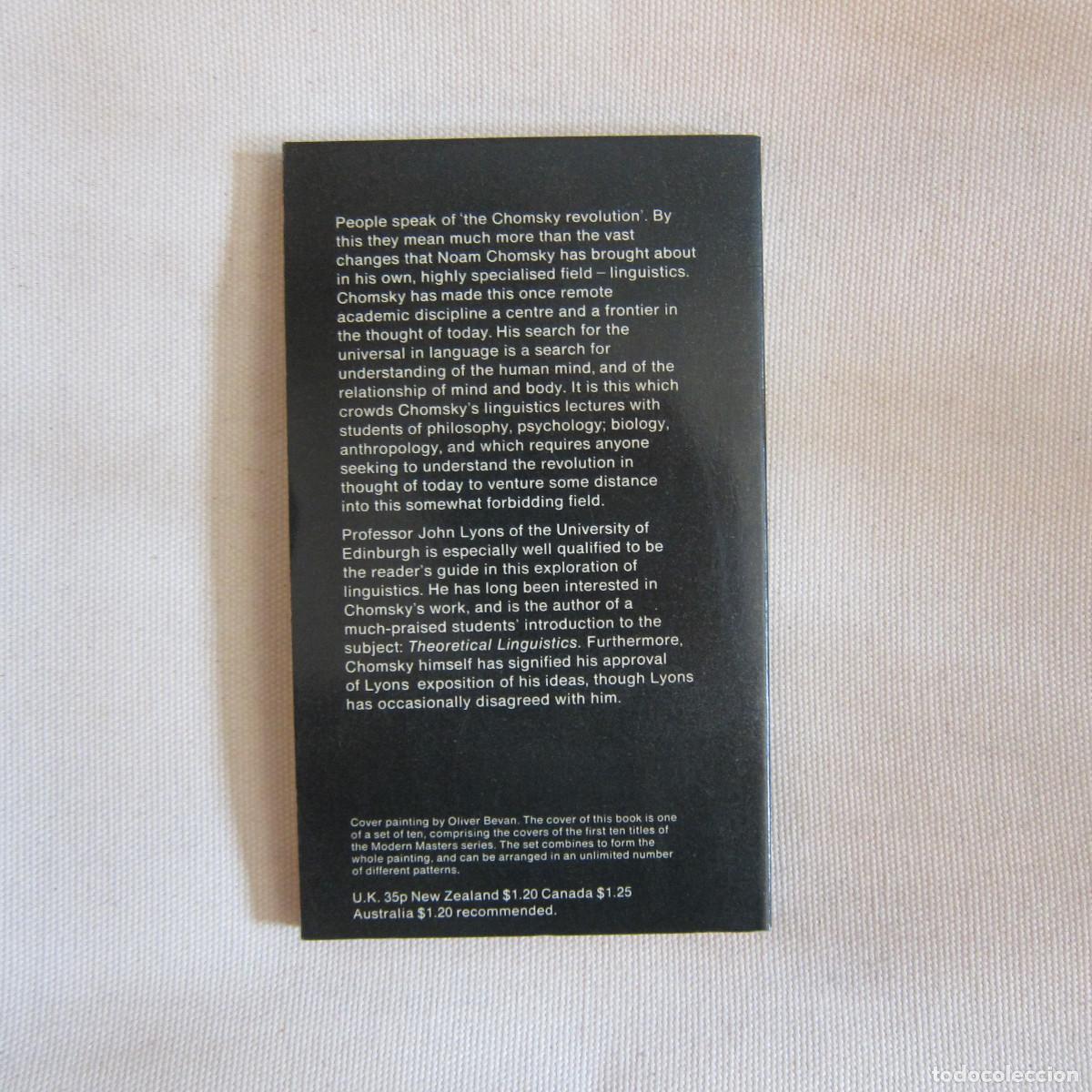 Libros de segunda mano: CHOMSKY - JOHN LYONS (FONTANA) - Foto 2