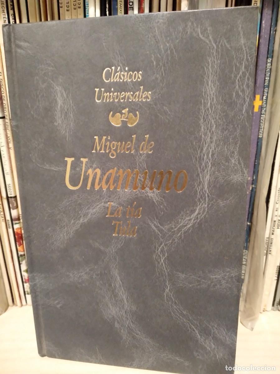 Libros de segunda mano: LA TIA TULA-MIGUEL DE UNAMUNO-CLASICOS UNIVERSALES-TAPA DURA-IMITACION PIEL-