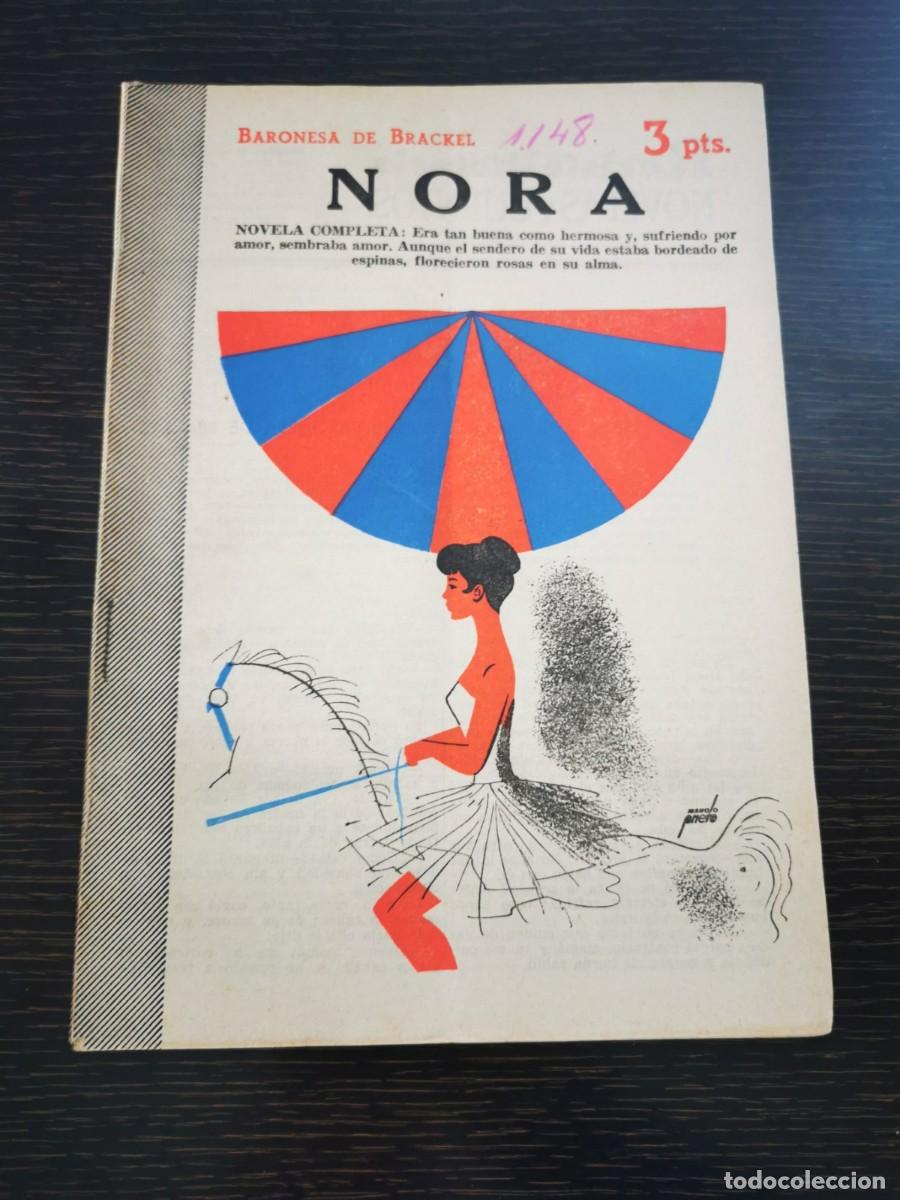 Libros de segunda mano: BRACKEL, Baronesa de. Nora: novela completa - Foto 1