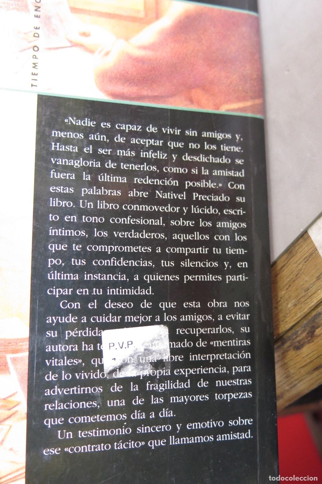 Libros de segunda mano: Amigos &iacute;ntimos. Nativel Preciado - Foto 2
