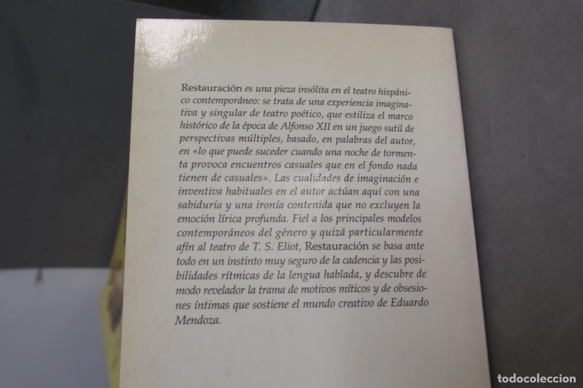 Libros de segunda mano: Restauraci&oacute;n. Mendoza - Foto 3
