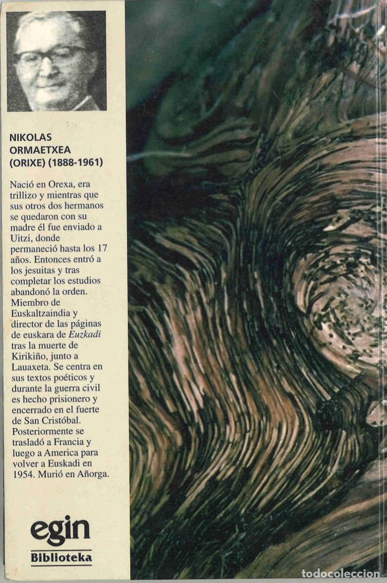 Libros de segunda mano: Orixe, Nikolas Ormaetxea. Denok bat. 1995. Edici&oacute;n biling&uuml;e - Foto 2
