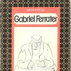 Libros de segunda mano: SOBRE LITERATURA, GABRIEL FERRATER -CATALÀ-. Lote 390442869