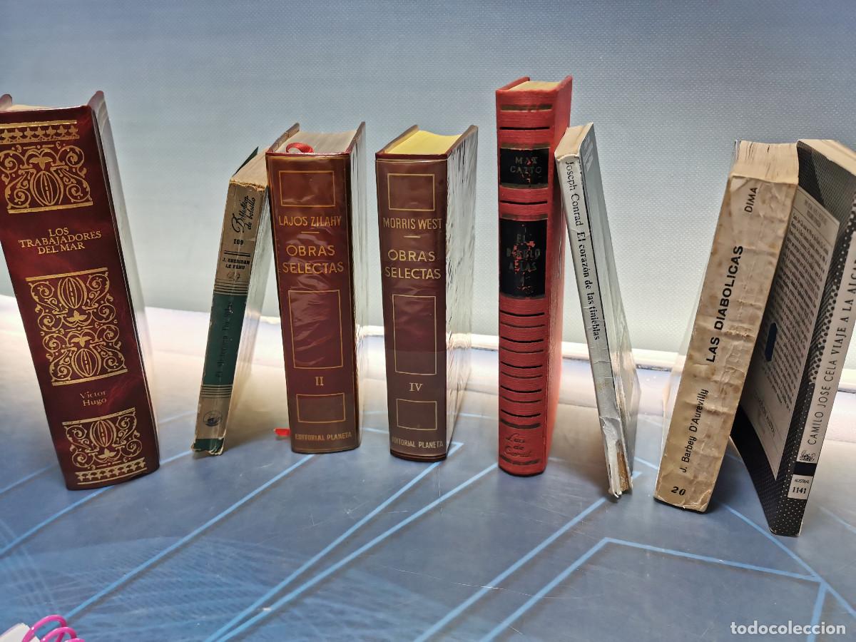 Libros de segunda mano: Lote 8 NOVELAS, LIBROS CLASICOS Morris West, Joseph Conrad, Camilo Jose cela y mas autores