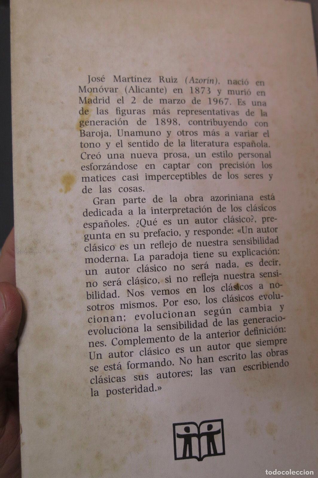 Libros de segunda mano: Lecturas espa&ntilde;olas. Azor&iacute;n - Foto 2