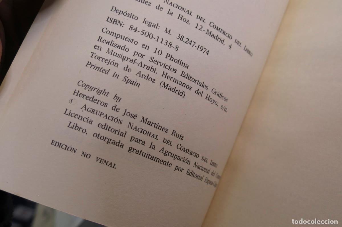 Libros de segunda mano: Lecturas espa&ntilde;olas. Azor&iacute;n - Foto 3