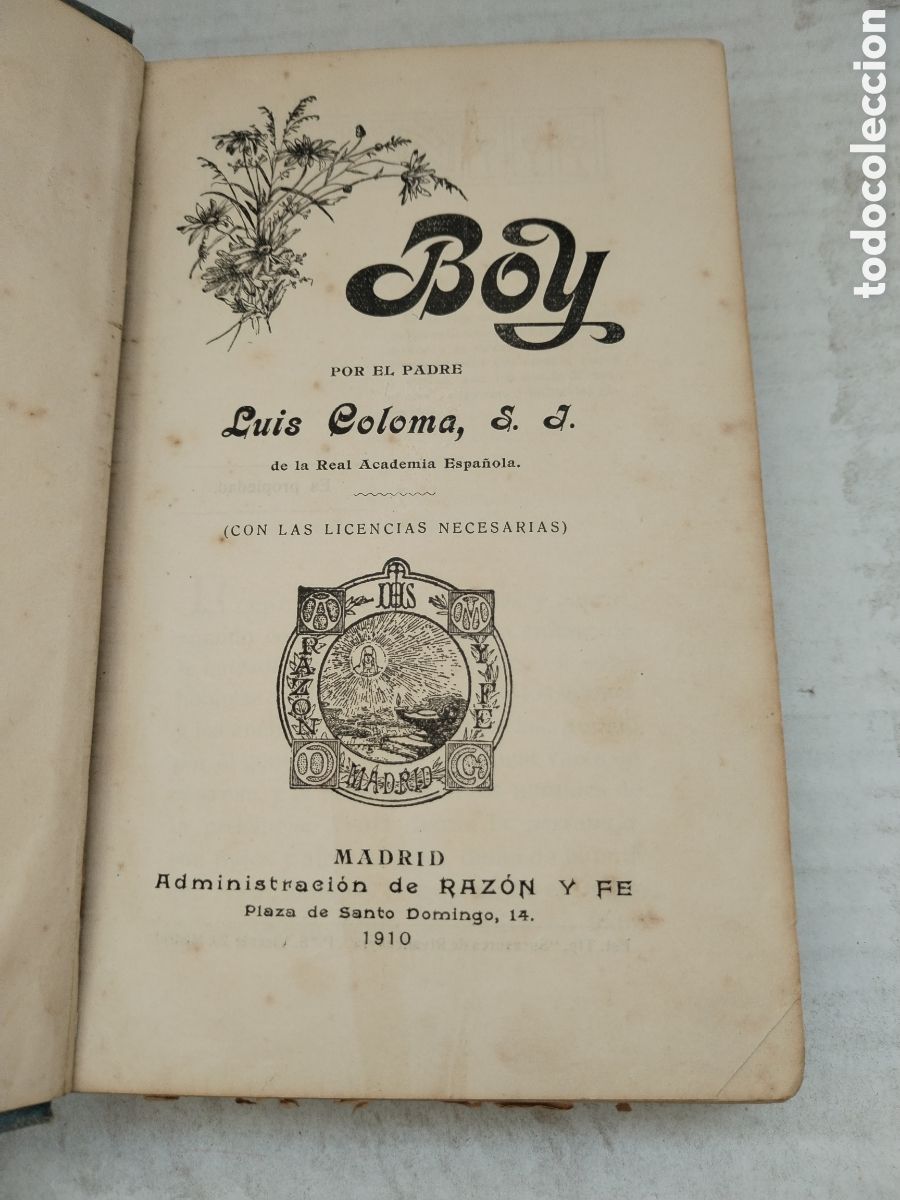 Libros de segunda mano: BOY/LU&Iacute;S COLOMA - Foto 2