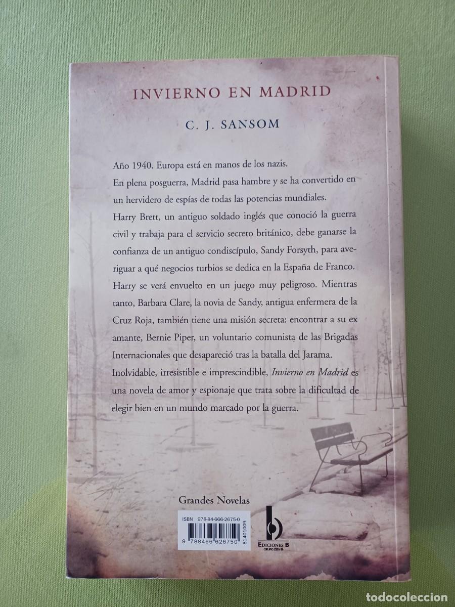 Libros de segunda mano: INVIERNO EN MADRID, C.J Sansom Ediciones B - Foto 2