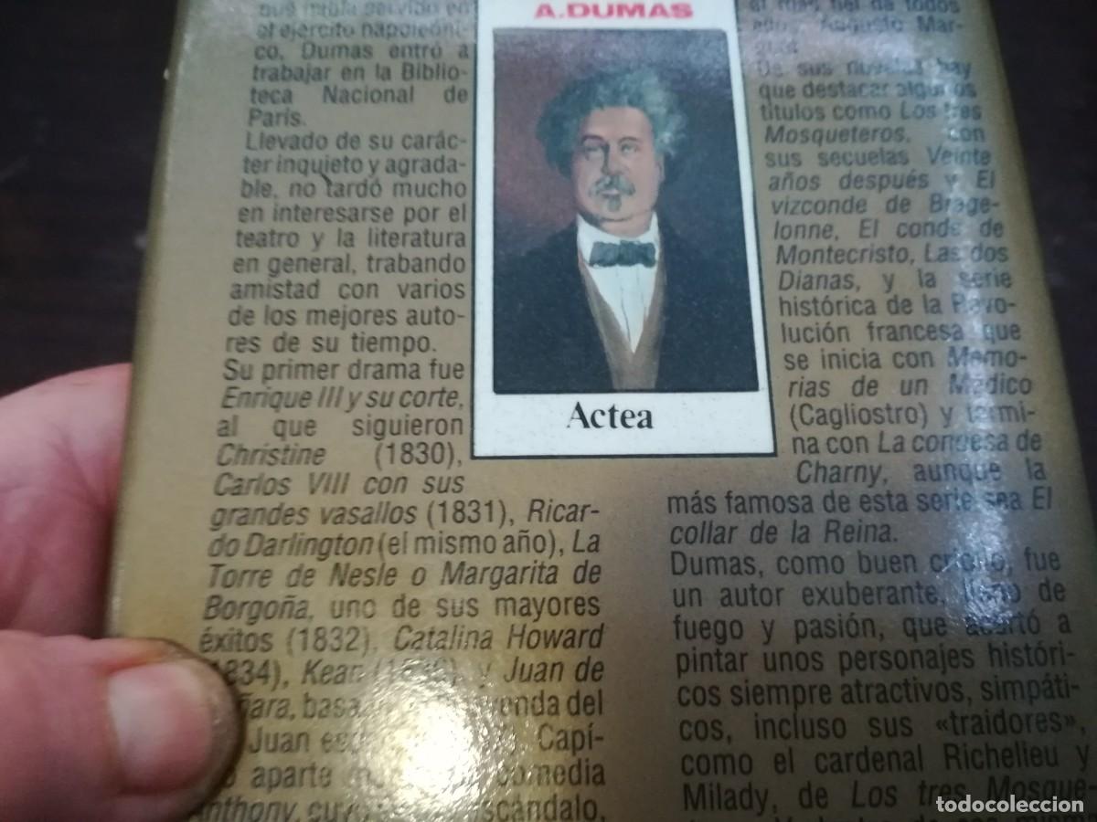 Libros de segunda mano: ACTEA / A DUMAS / CONS251 / EDITORS - Foto 4