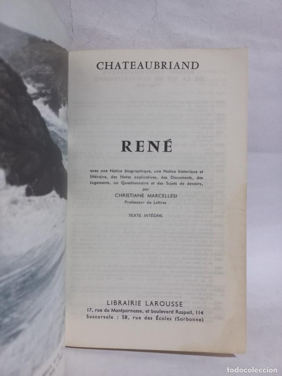 Libros de segunda mano: Chateaubriand - Ren&eacute; - 1966 - Foto 2