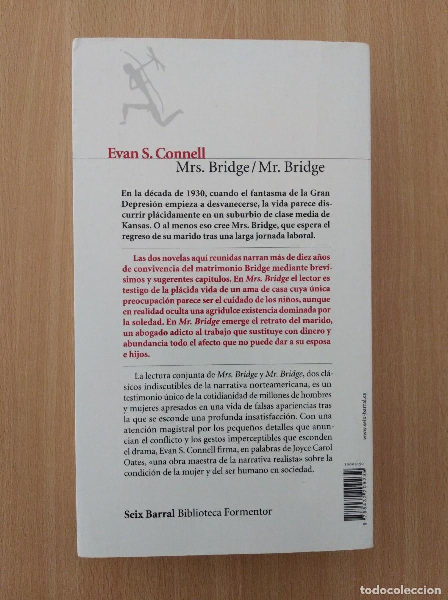 Libros de segunda mano: MRS. BRIDGE / MR. BRIDGE. Evan S. Connell - Foto 4