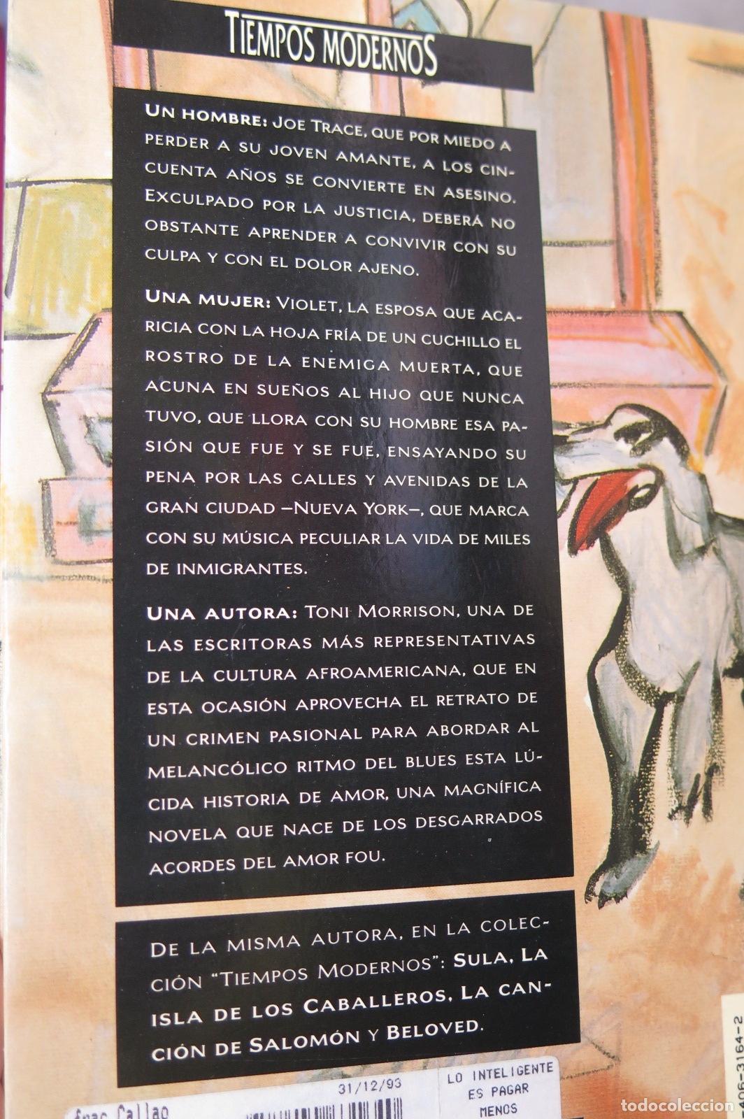 Libros de segunda mano: Jazz. Toni Morrison - Foto 3