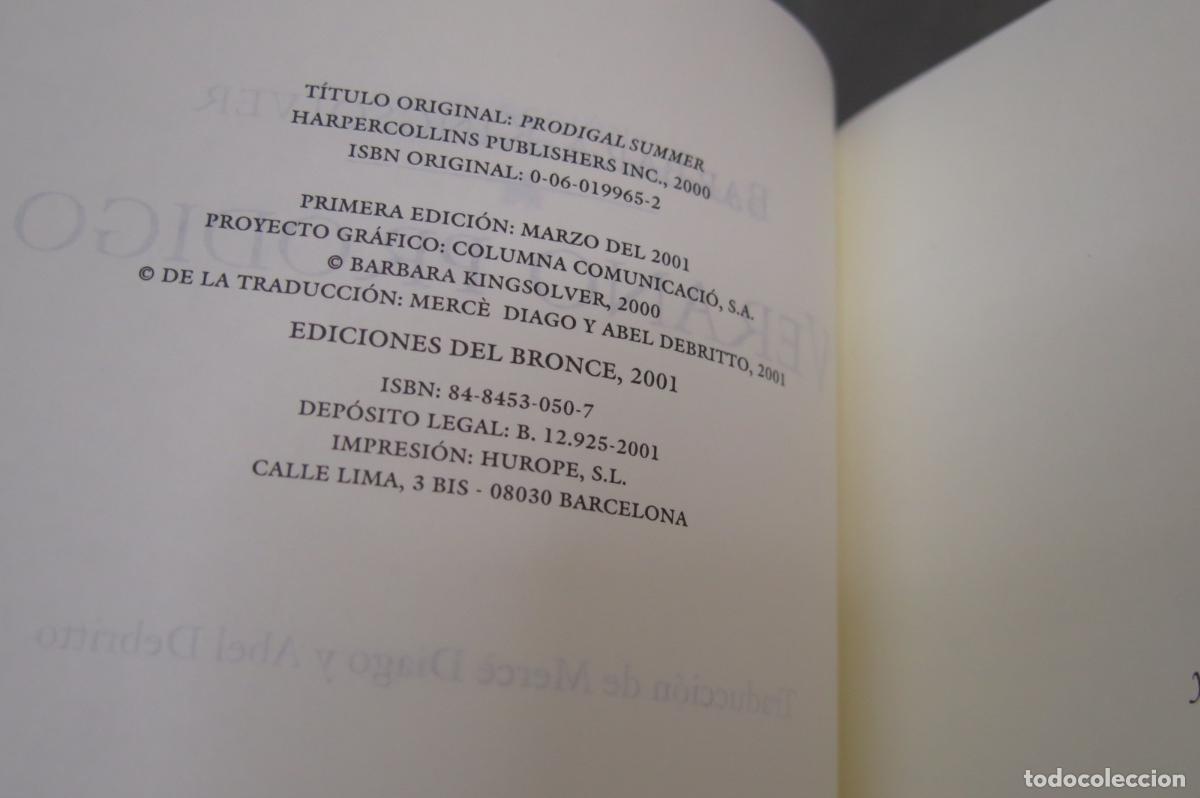 Libros de segunda mano: Verano pr&oacute;digo. Barbara Kingsolver - Foto 4