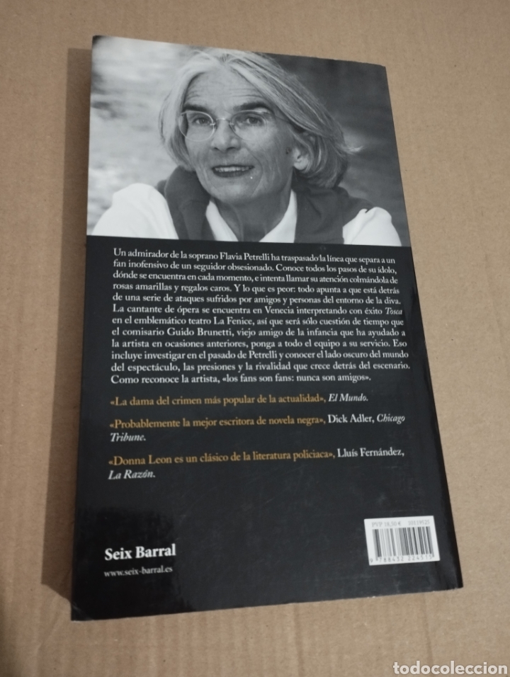 Libros de segunda mano: SANGRE O AMOR (DONNA LEON) - Foto 3