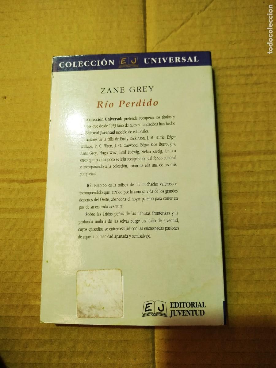 Libros de segunda mano: R&iacute;o perdido - Zane Grey - Foto 2