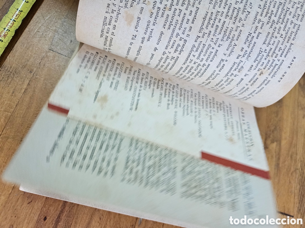 Libros de segunda mano: Libro R&iacute;o perdido, de Zane Grey de 1948 - Foto 5