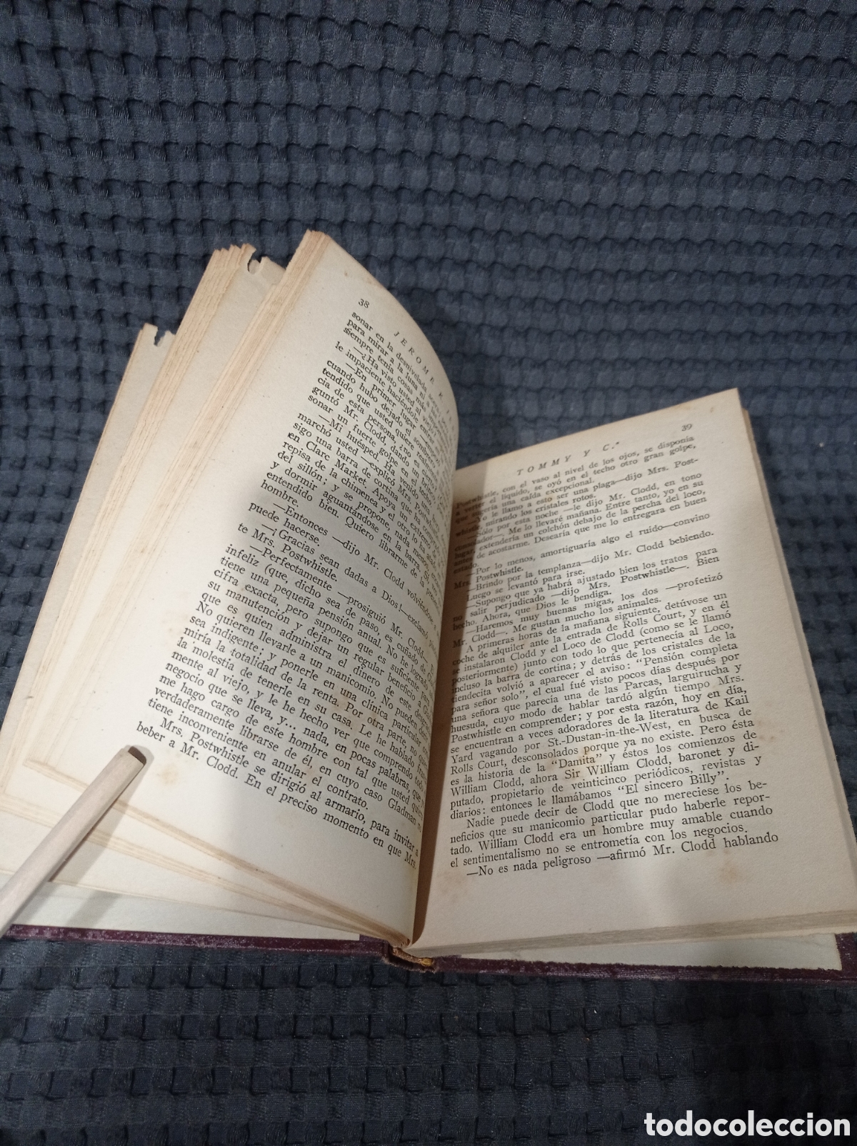 Libros de segunda mano: Tommy y C&ordf; (Jerome K Jerome) - Foto 6