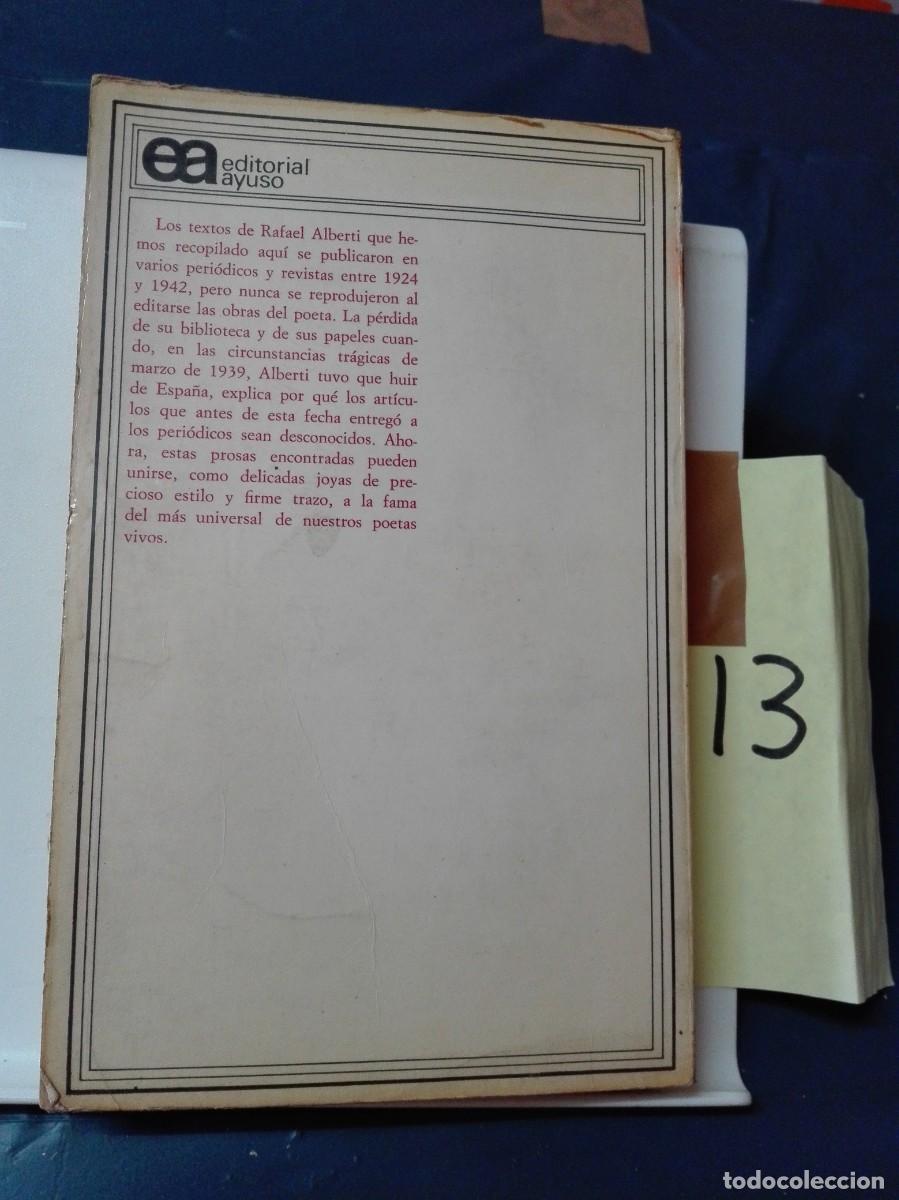 Libros de segunda mano: PROSAS ENCONTRADAS RAFAEL ALBERTI - Foto 2