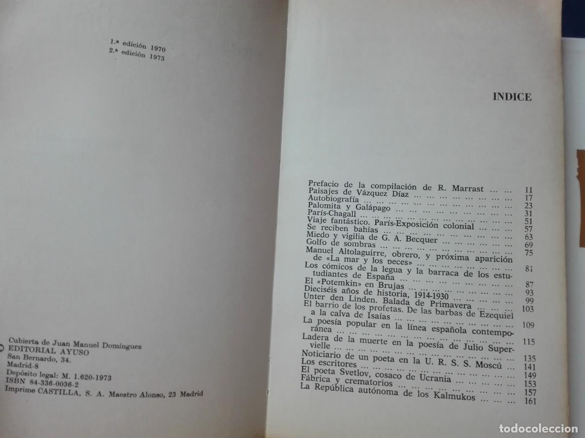 Libros de segunda mano: PROSAS ENCONTRADAS RAFAEL ALBERTI - Foto 4