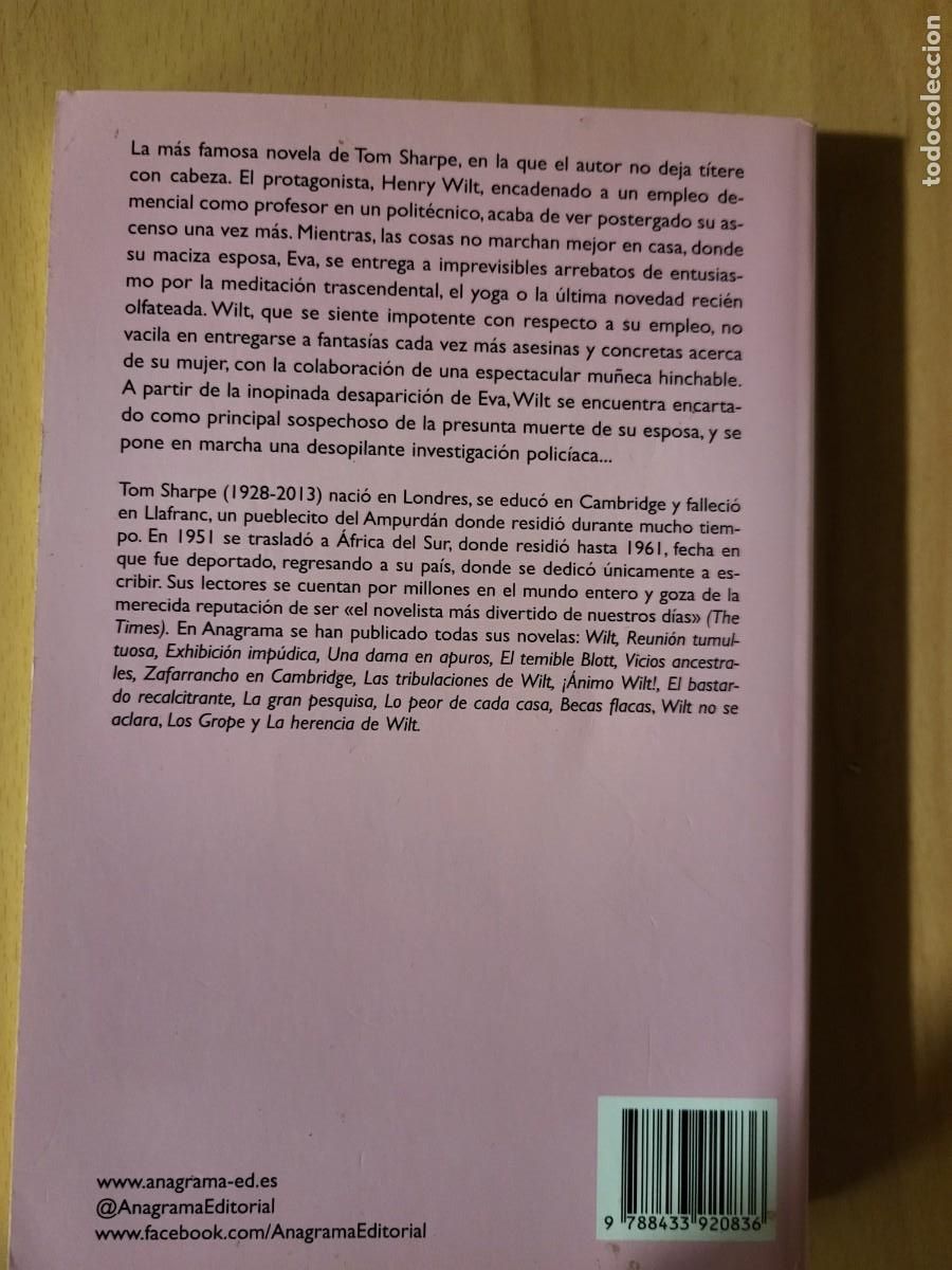 Libros de segunda mano: WILT. TOM SHARPE - Foto 2