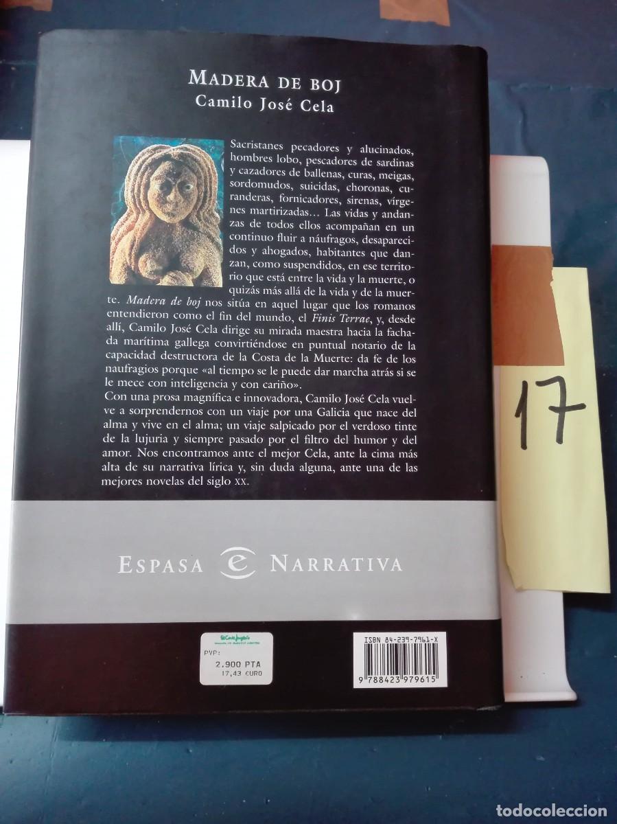Libros de segunda mano: MADERA DE BOJ CAMILO JOSE CELA - Foto 2