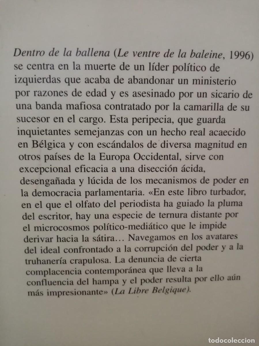 Libros de segunda mano: DENTRO DE LA BALLENA - Foto 4