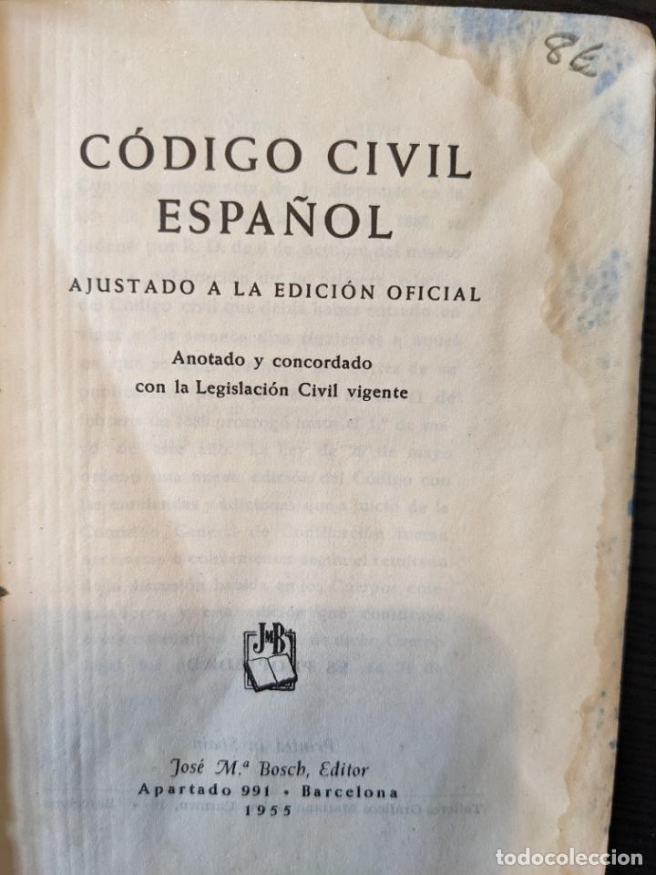 Libros de segunda mano: C&oacute;digo civil espa&ntilde;ol - Foto 2