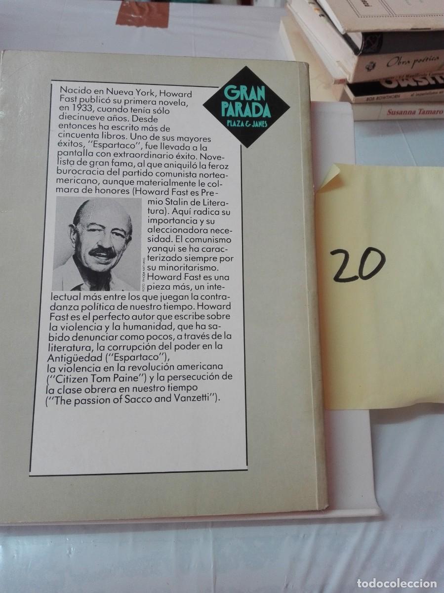 Libros de segunda mano: MAX HOWARD FAST (NOVELA) - Foto 2