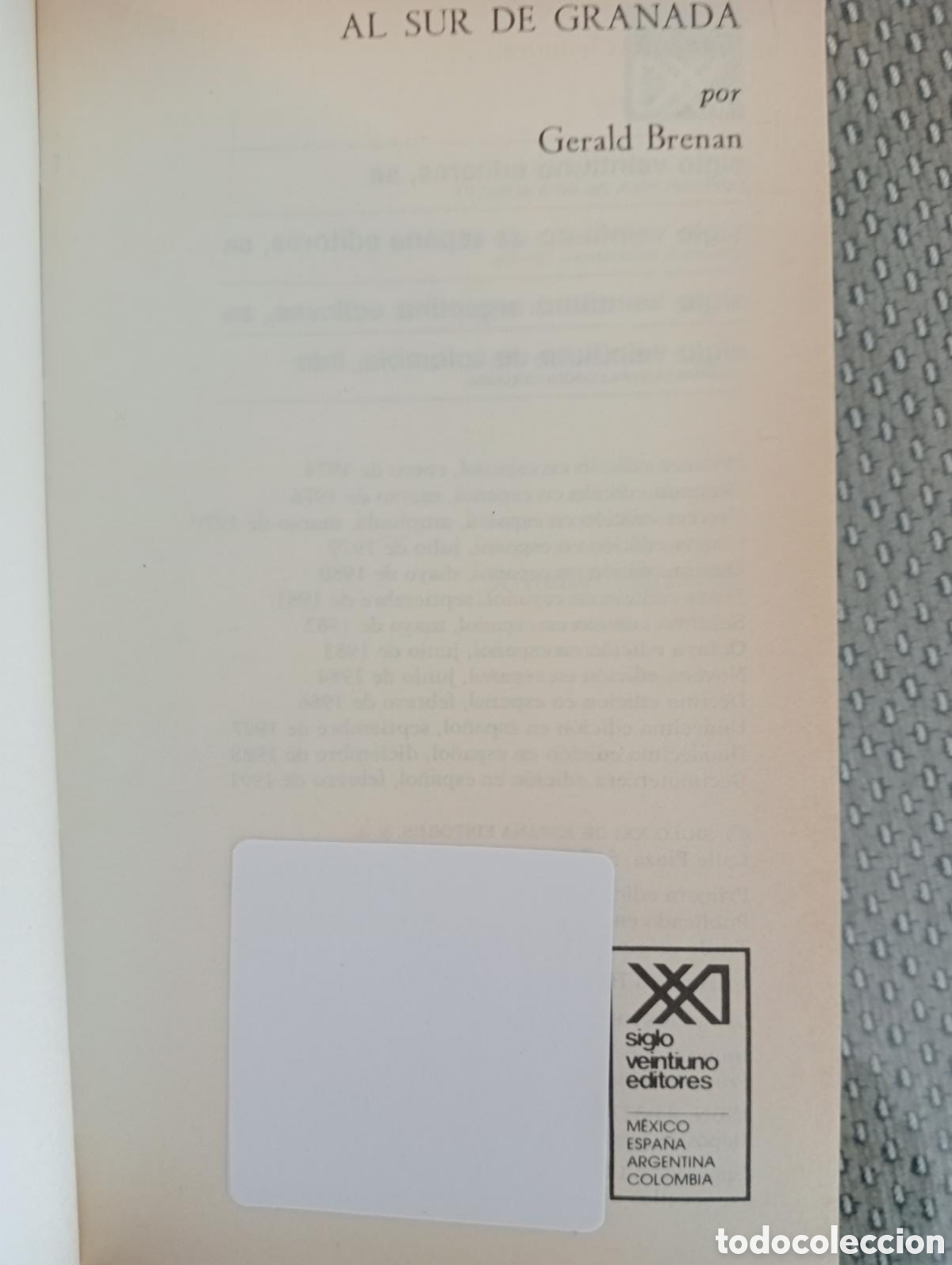 Libros de segunda mano: Al sur de Granada / Gerald Brenan. - Foto 2