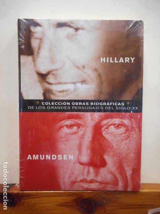 Libri di seconda mano: LIBRO. HILLARY. AMUNDSEN. COLECCI&Oacute;N OBRAS BIOGR&Aacute;FICAS DE LOS GRANDES PERSONAJES DEL SIGLO XX. 180GR
