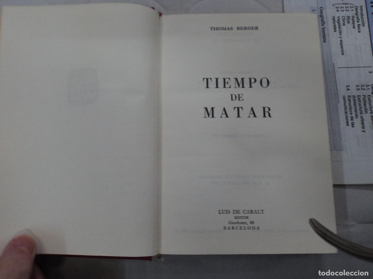 Libros de segunda mano: Tiempo de matar- Thomas Berger - Foto 2