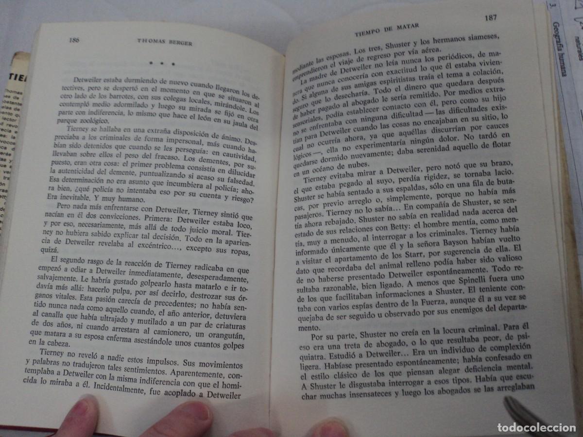 Libros de segunda mano: Tiempo de matar- Thomas Berger - Foto 3