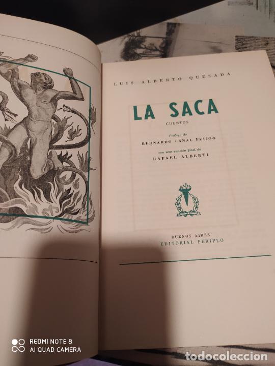 Libros de segunda mano: La Saca. Cuentos - Luis Alberto Quesada - Foto 3