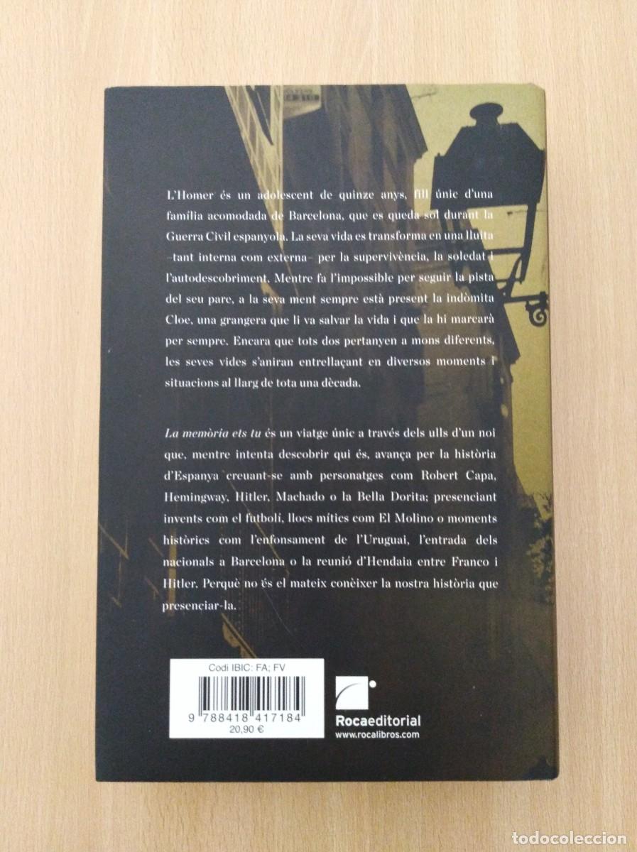 Libros de segunda mano: LA MEM&Ograve;RIA ETS TU. Albert Bertran Bas - Foto 2