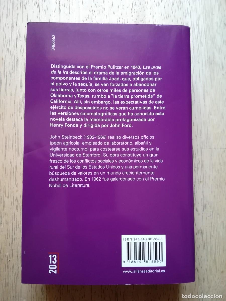 Libros de segunda mano: Las uvas de la ira. John Steinbeck - Foto 2
