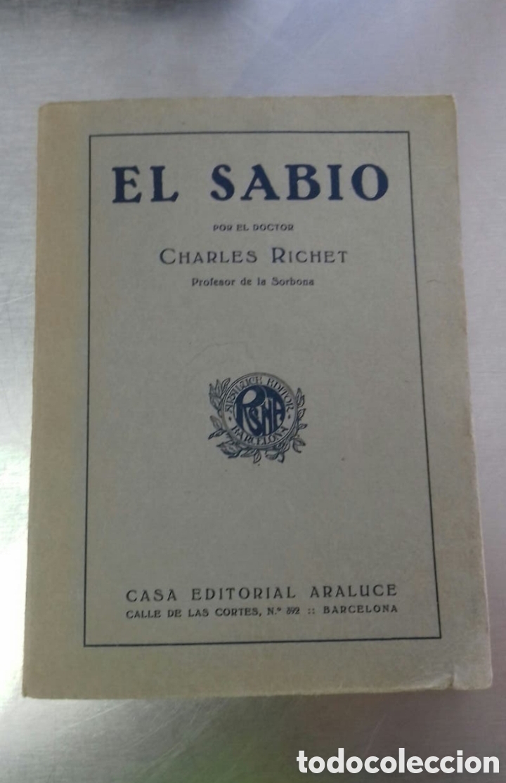 Libros de segunda mano: El sabio de Charles Richet - Libro - Foto 1